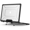 Custodia Tech-Protect SmartShell Pro per Apple MacBook Air 13" (M2/M3/M4/M5) 2023-2025, nero/trasparente