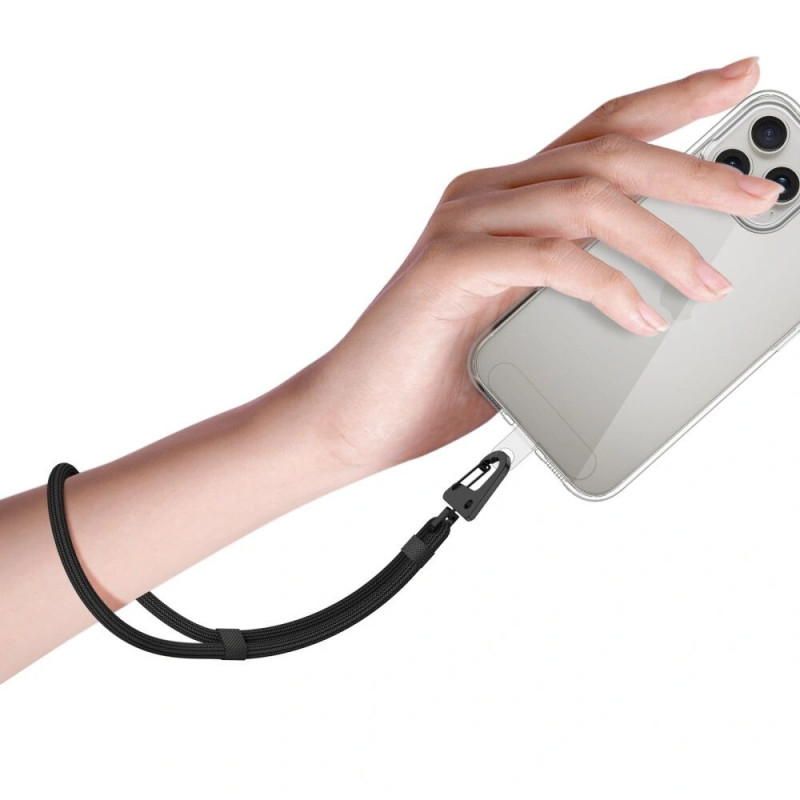 Tracolla da polso in corda Tech-Protect C8S, nera