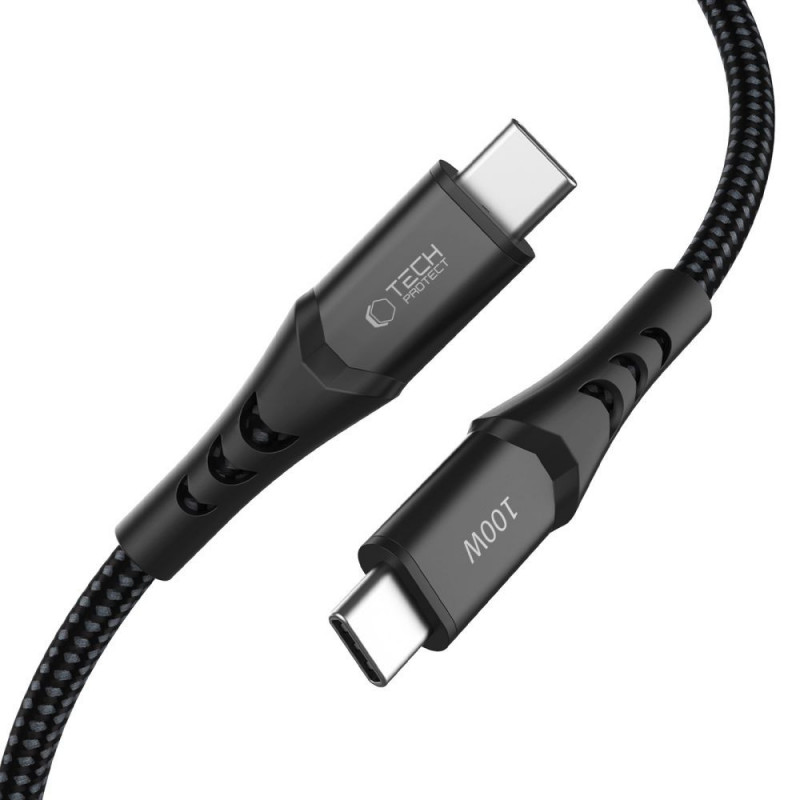 Cavo USB-C / USB-C Tech-Protect UB11T Ultraboost, PD 100W, 200 cm, nero