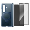 Custodia Supcase UB Aero MagSafe per Samsung Galaxy Z Fold 8 Ultra con vetro temperato e vetro privacy, blu aramidico