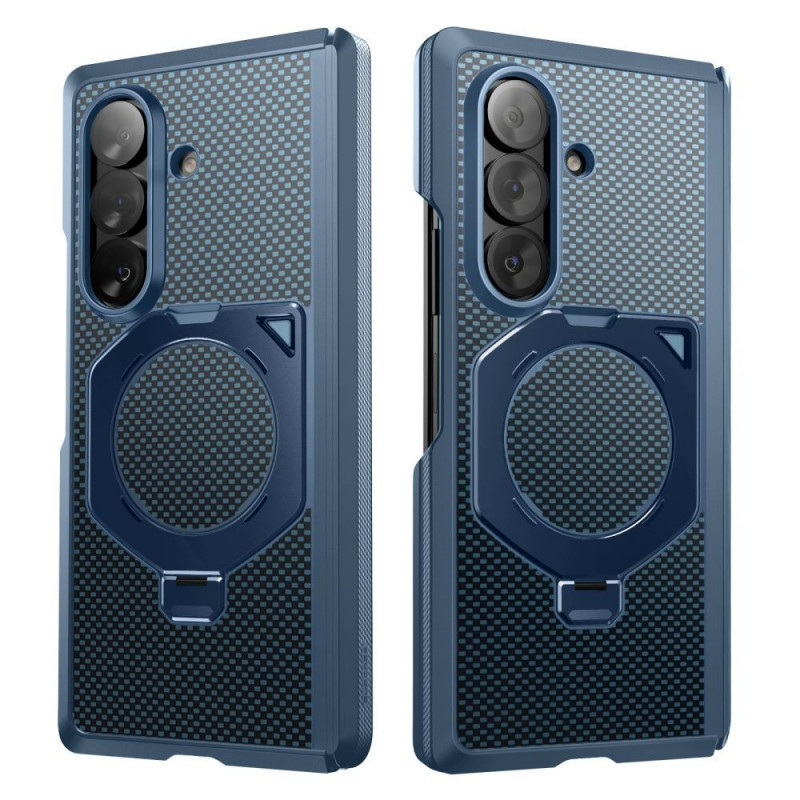 Custodia Supcase UB Aero MagSafe per Samsung Galaxy Z Fold 8 Ultra con vetro temperato e vetro privacy, blu aramidico