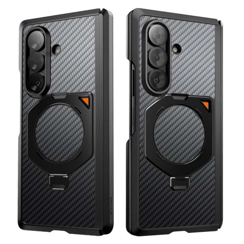 Custodia Supcase UB Aero MagSafe per Samsung Galaxy Z Fold 8 Ultra con vetro temperato e vetro privacy, nero aramidico