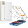 Tech-Protect Quick Set+ Pellicola protettiva in vetro temperato per Apple iPhone 13 / 13 Pro / 14 / 16e, nera (2 pz)