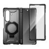 Custodia Supcase UB Grip Mag MagSafe per Samsung Galaxy Z Fold 8 con vetro temperato e vetro privacy, nera