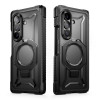 Custodia Supcase UB Grip Mag MagSafe per Samsung Galaxy Z Fold 8 con vetro temperato e vetro privacy, nera