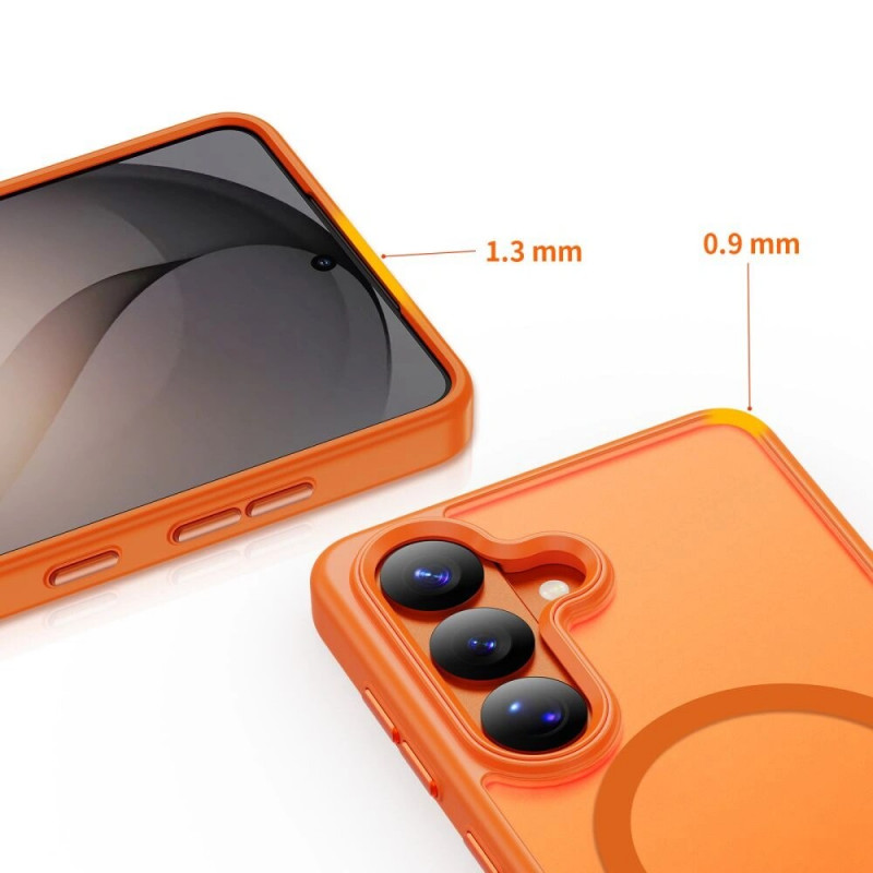 Custodia MagSafe Tech-Protect Magmat per Samsung Galaxy S26, arancione opaco