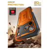Custodia Supcase Unicorn Beetle Pro per Apple iPhone 17 Pro Max, corallo