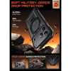 Custodia Supcase Unicorn Beetle Grip Mag MagSafe per Apple iPhone 17 Pro Max, nera