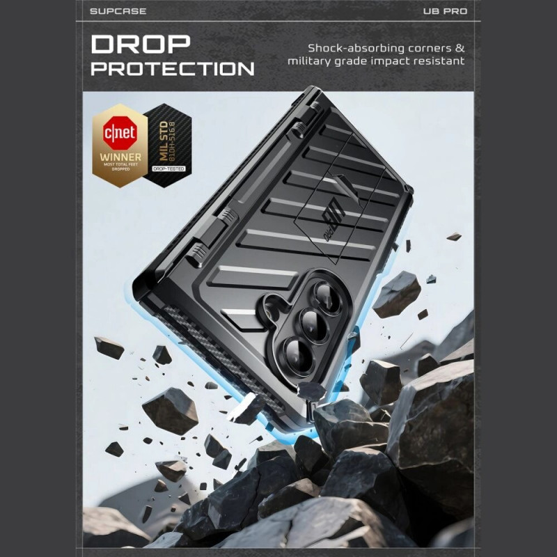 Custodia Supcase Unicorn Beetle Pro per Samsung Galaxy Z Fold 7, nera