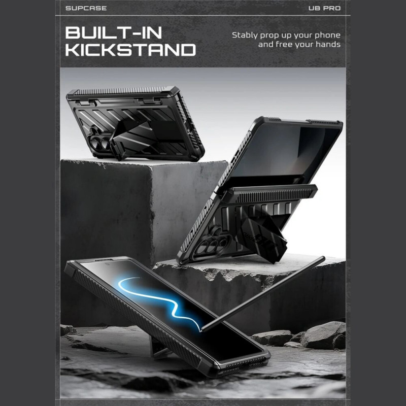 Custodia Supcase Unicorn Beetle Pro per Samsung Galaxy Z Fold 7, nera