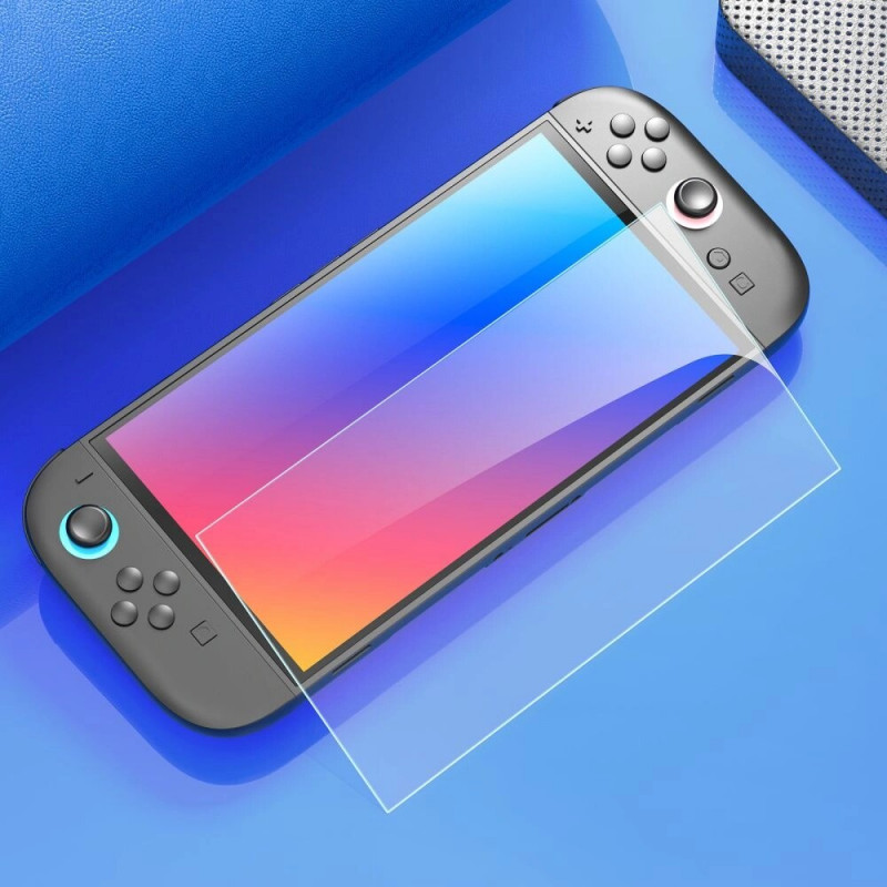 Proteggi schermo in vetro temperato Tech-Protect Easy Set+ per Nintendo Switch 2, trasparente (2 pz)