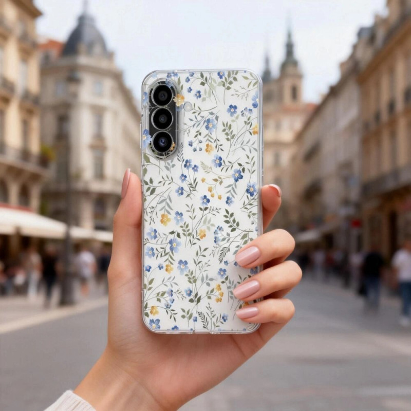 Custodia Tech-Protect FlexAir per Samsung Galaxy A57 5G, Spring Flowers