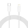 Caricabatterie da parete Tech-Protect NC20W USB-C 1 porta PD 20W con cavo Lightning, bianco, 100 cm