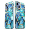 Custodia Supcase Cosmo per Apple iPhone 14 Plus / 15 Plus, blu oceano
