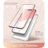 Custodia Cosmo Supcase per Apple iPhone 14 Plus / 15 Plus, rosa marmo