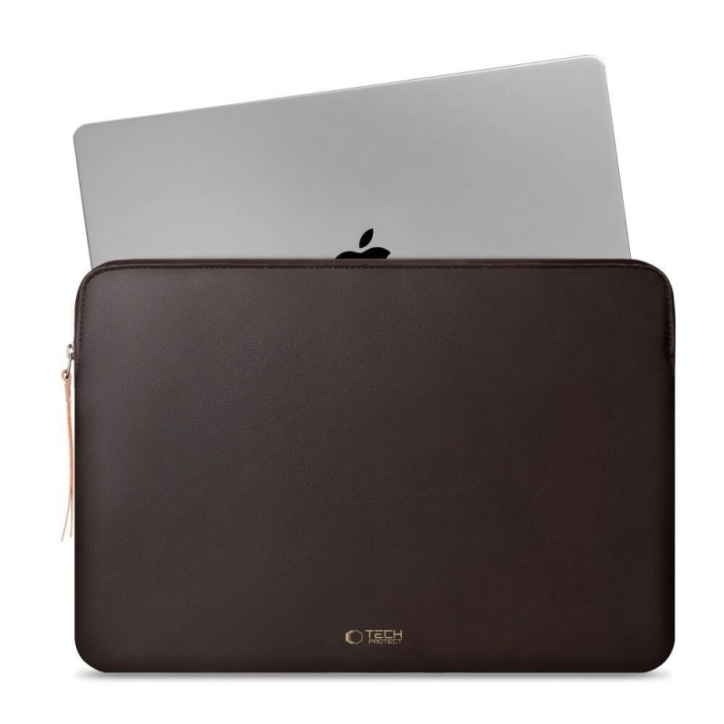 Custodia per laptop Tech-Protect Fleece 13-14" marrone (Brown)