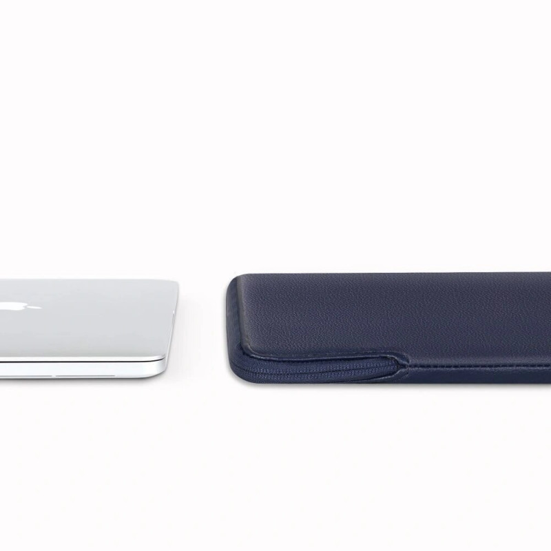 Custodia per laptop Tech-Protect Fleece 13-14" blu navy