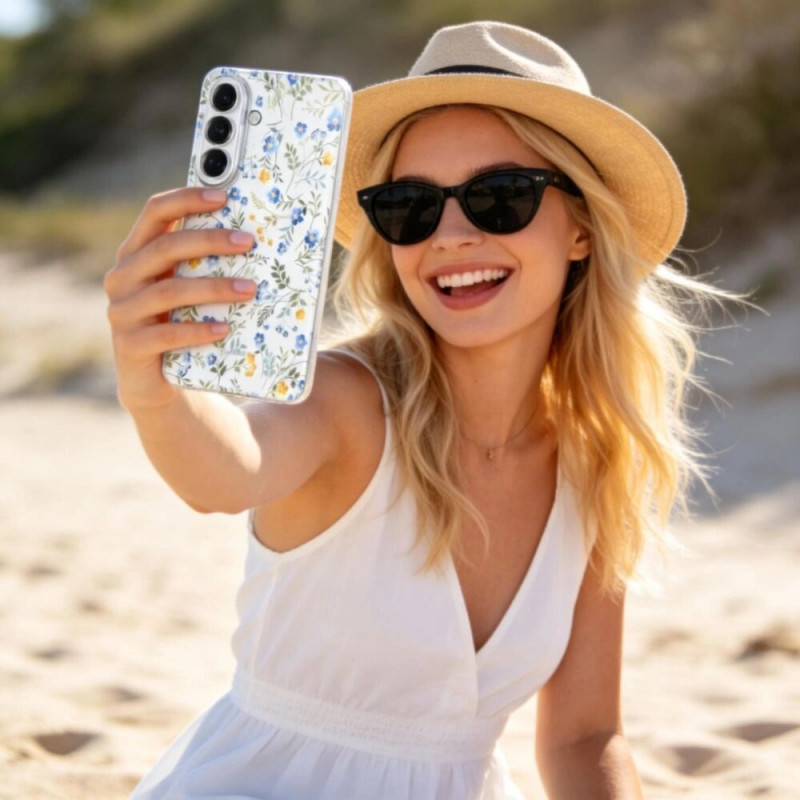 Custodia Tech-Protect FlexAir per Samsung Galaxy A37 5G, Spring Flowers
