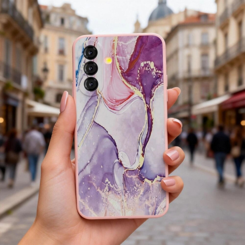 Custodia Tech-Protect Icon per Samsung Galaxy A37 5G, marmo