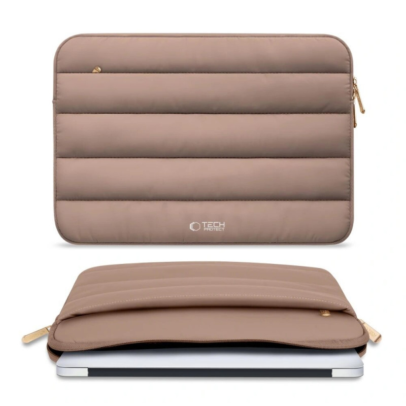 Custodia per laptop Tech-Protect Fluffy 13-14" color noce (marrone)