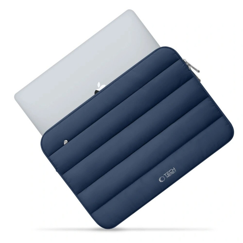 Custodia per laptop Tech-Protect Fluffy 13-14" blu navy