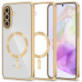 Custodia MagSafe Tech-Protect MagFlex per Samsung Galaxy A37 5G, oro brillante
