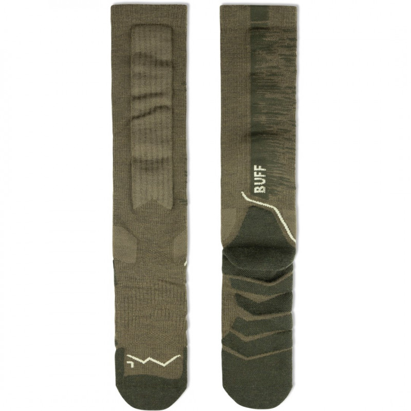 Calze Buff Merino HW Over The Calf HWO2 verde oliva L