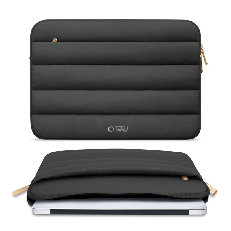 Custodia per laptop Tech-Protect Fluffy 15-16", nera