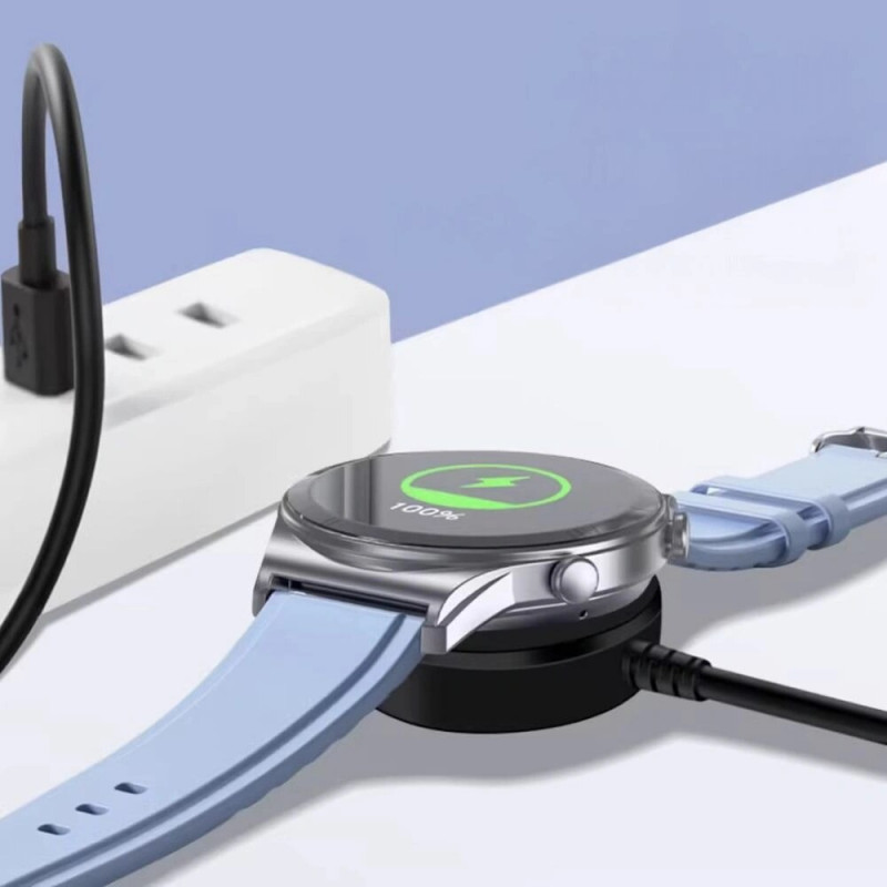 Cavo di ricarica magnetico USB-C Tech-Protect MC03 UltraBoost 100 cm per Samsung Galaxy Watch, nero