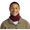 Buff Merino Midweight sciarpa multifunzionale, Melange Tibetan Red
