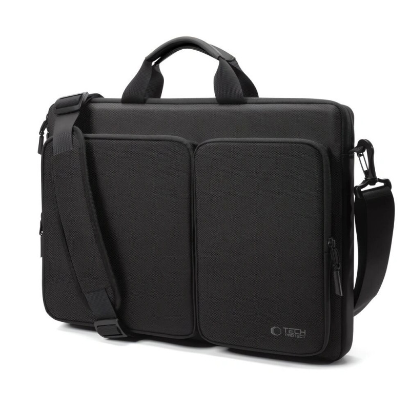 Borsa per laptop Tech-Protect Defender 17", nera