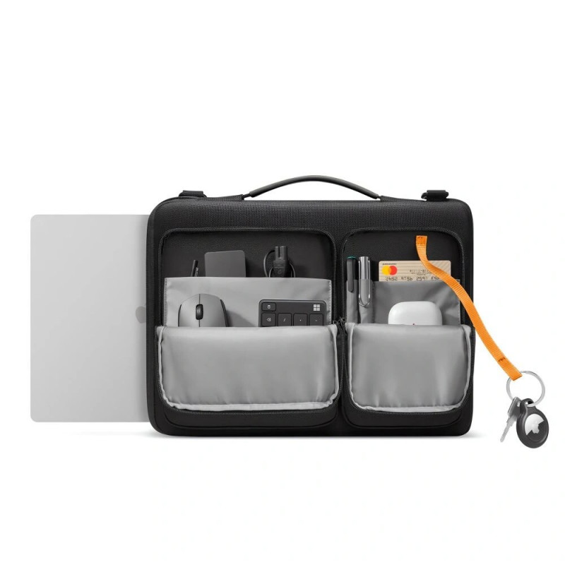 Borsa per laptop Tech-Protect Defender 17", nera