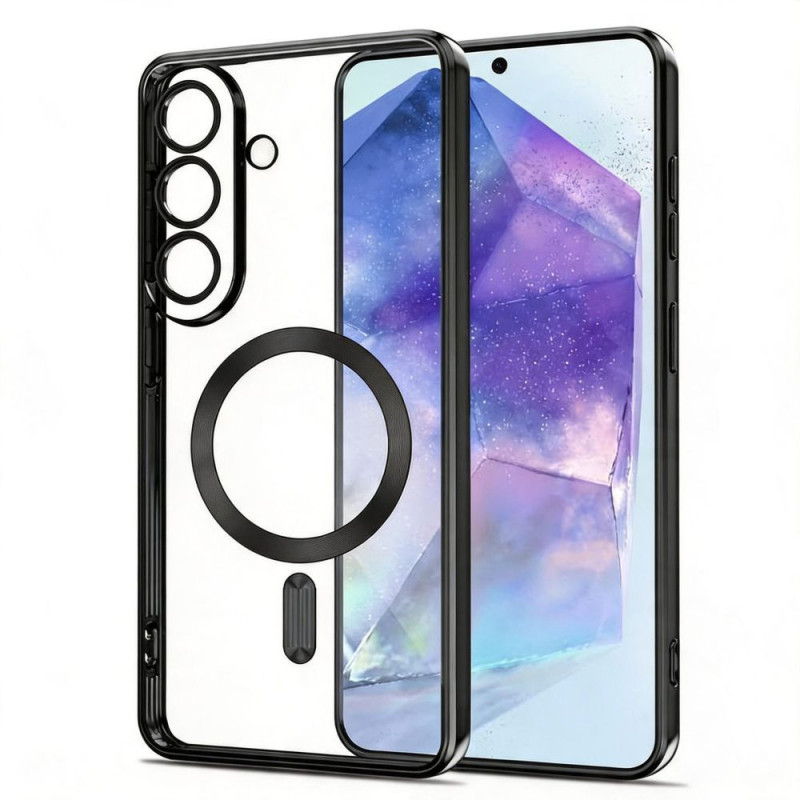 Custodia MagSafe Tech-Protect MagFlex per Samsung Galaxy A27 5G, nero brillante