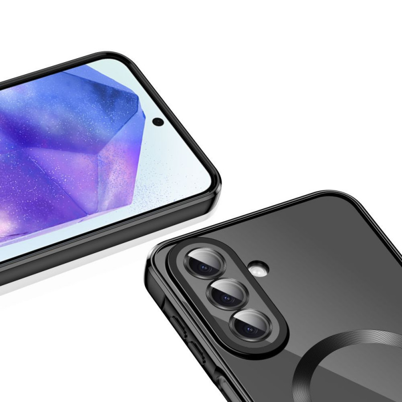 Custodia MagSafe Tech-Protect MagFlex per Samsung Galaxy A27 5G, nero brillante