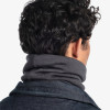 Buff Scalda collo multifunzionale Merino Heavyweight, grigio tinta unita