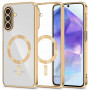 Custodia MagFlex MagSafe Tech-Protect per Samsung Galaxy A27 5G, oro brillante