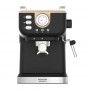 Macchina per espresso a pistone Taurus Onyx Moka 1050 W 20 bar in legno/nero/argento