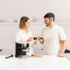 Macchina per espresso a pistone Taurus Onyx Moka 1050 W 20 bar in legno/nero/argento