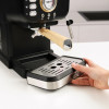 Macchina per espresso a pistone Taurus Onyx Moka 1050 W 20 bar in legno/nero/argento