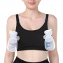 Reggiseno per tiralatte hands-free Momcozy YN08 HF088-BL000S-A, nero, S