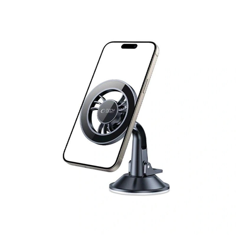 Supporto auto magnetico MagSafe da cruscotto corto Tech-Protect N56 THP3904, nero