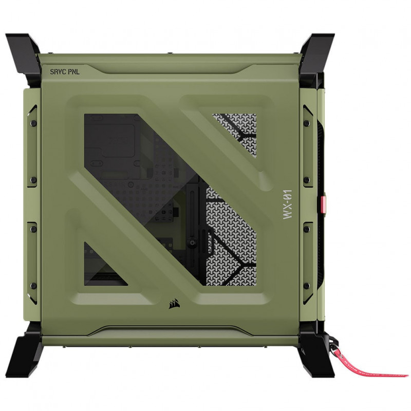 Case mid-tower Corsair WARTHOG Performance CC-9011350-WW, E-ATX, pannello laterale in vetro temperato, verde