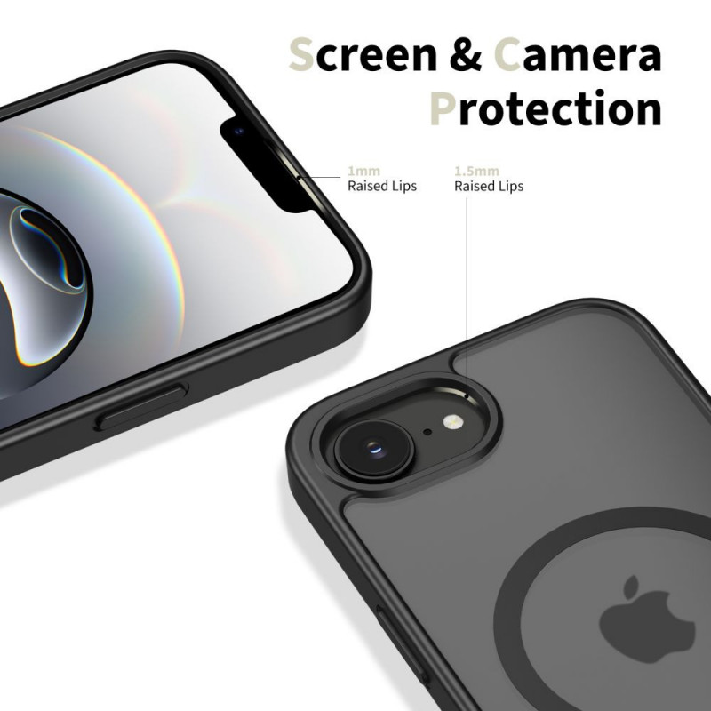 Custodia Tech-Protect BasicMag MagSafe per Apple iPhone 16e / 17e, nero opaco
