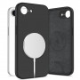 Custodia in silicone MagSafe Tech-Protect per Apple iPhone 16e / 17e, nera