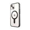 Custodia Speck Presidio Perfect-Clear ClickLock & MagSafe SPK526 per Apple iPhone 15 / 14 / 13, trasparente / nero opaco / grigio ardesia