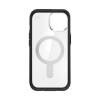 Custodia Speck Presidio Perfect-Clear ClickLock & MagSafe SPK526 per Apple iPhone 15 / 14 / 13, trasparente / nero opaco / grigio ardesia