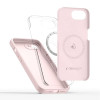 Custodia in silicone MagSafe Tech-Protect per Apple iPhone 16e / 17e, rosa perla