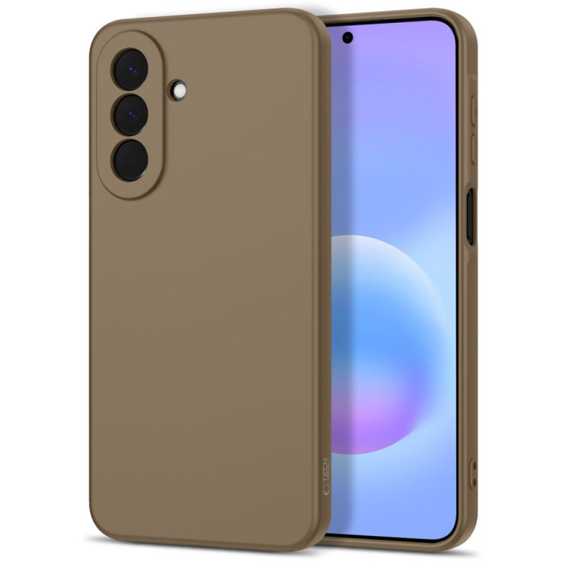Custodia in silicone Tech-Protect Icon per Samsung Galaxy A27 5G, marrone