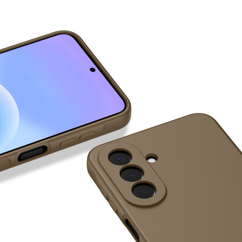 Custodia in silicone Tech-Protect Icon per Samsung Galaxy A27 5G, marrone