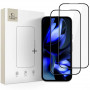 Tech-Protect Glass Fit+ Vetro temperato per Google Pixel 9a / 10a (2 pz), nero